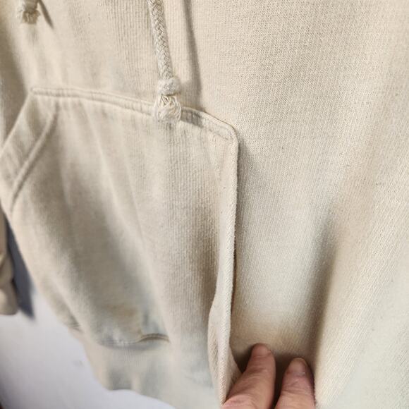 The Office Men's Dwight Schrute False Pullover Hoodie Sweatshirt Beige SZ M EUC - Picture 5 of 13